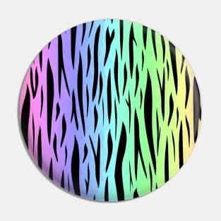 RAINBOW Tiger Stripes Pin