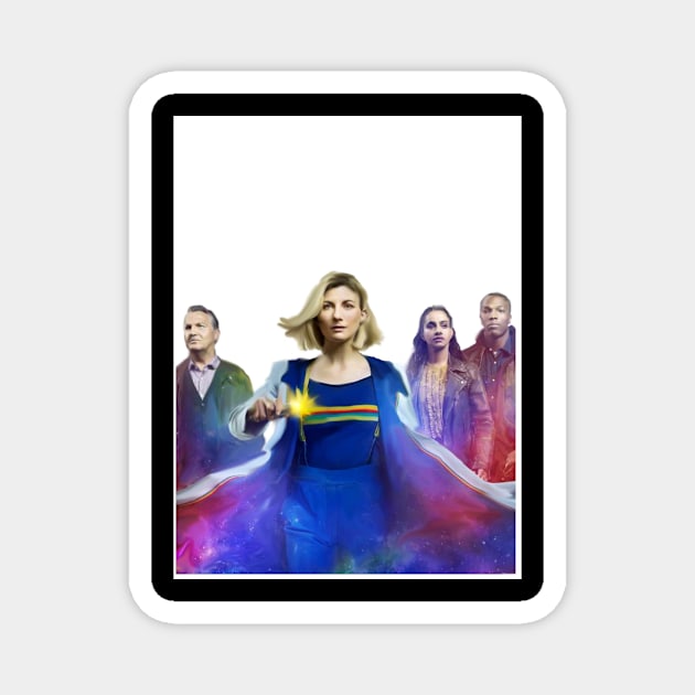 Jodie Series 12 The Doctor is back Magnet by Diversions pop culture designs