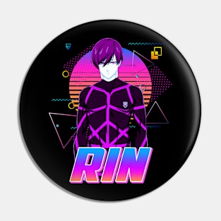 Rin Itoshi Retro Pin