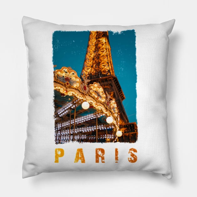 paris Pillow by teehood