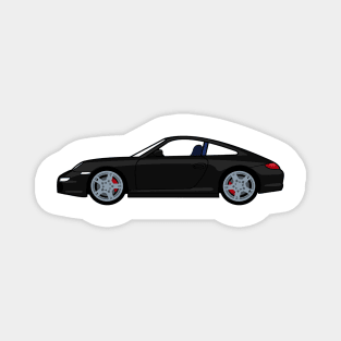 Porsche 911 997 Carrera S Black Lobster Claw Magnet