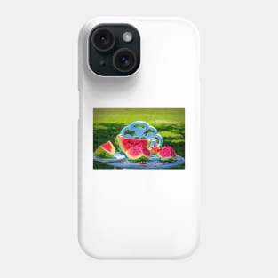 Say Hello To Summer With Watermelon - Painterly Phone Case