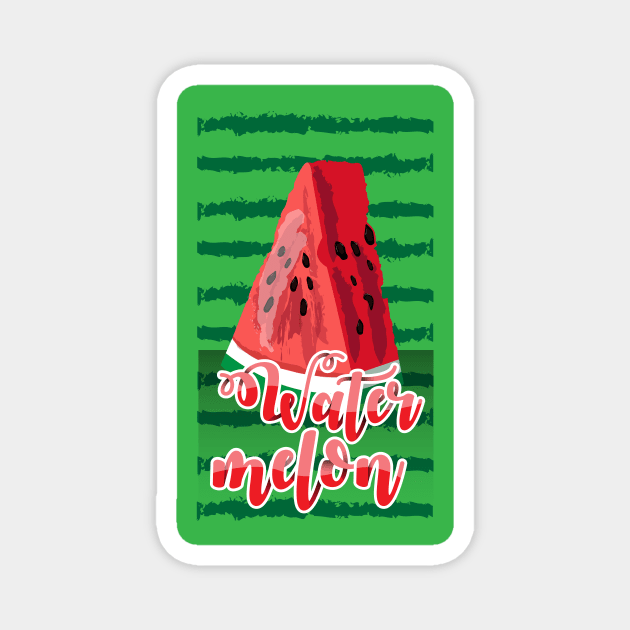 Watermelon Magnet by HarlinDesign