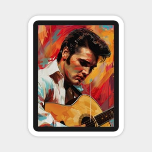 Blue Suede Legend Artwork Magnet