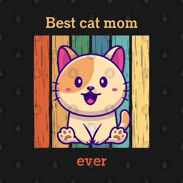 Cat t shirt - Best cat mom by hobbystory