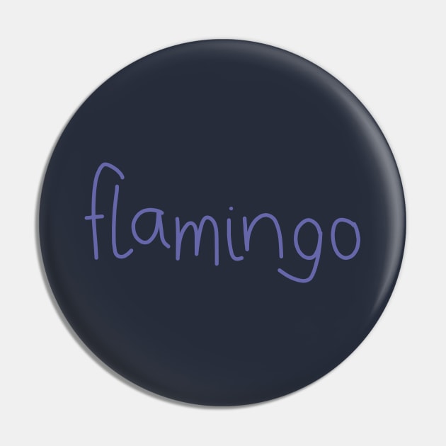 Flamingo Pin by ellenhenryart