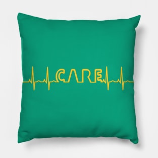 care heart beat doctor shirt Pillow