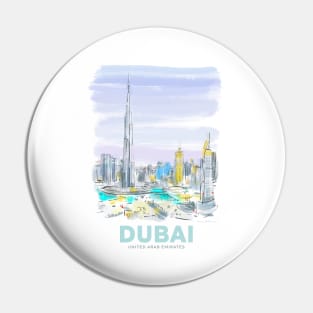 Dubai United Arab Emirates Pin