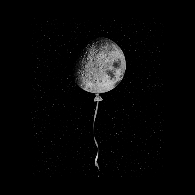 Moon balloon by Bomdesignz