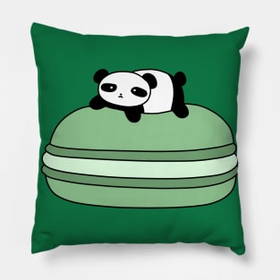 Panda and Giant Macaroon Pillow