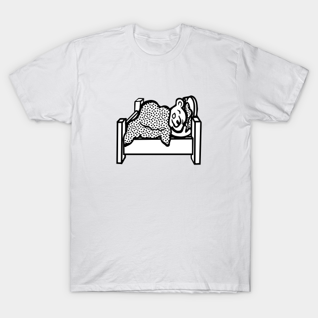 Discover Bear sleeping - Teddy - T-Shirt