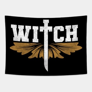 Witch's Knife Baseball Style Name Tapestry