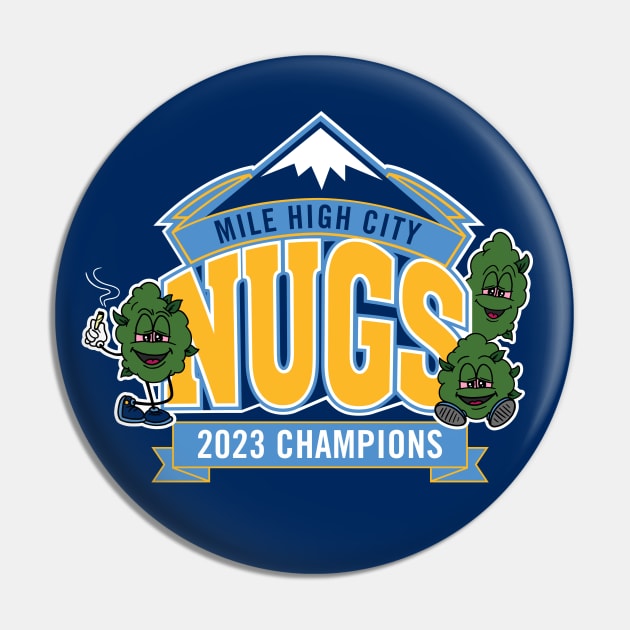 Denver Nuggets Champions Pin by Super Secret Villain