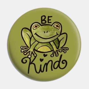 Be Kind Frog Pin