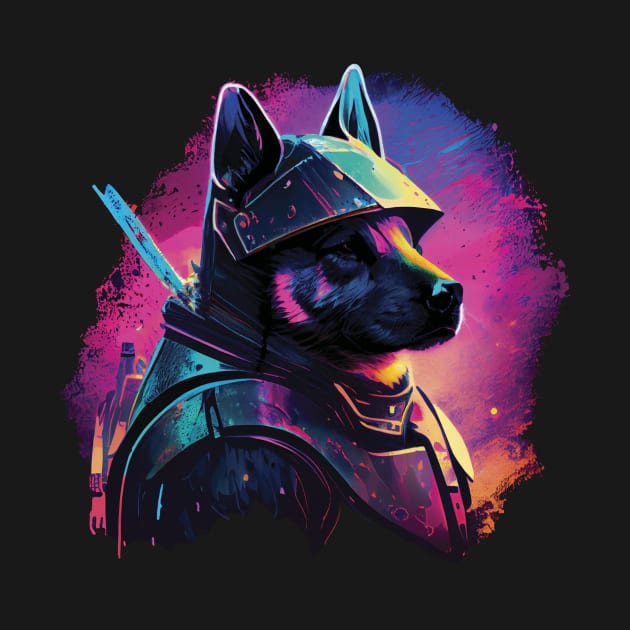 Samurai dog by GreenMary Design