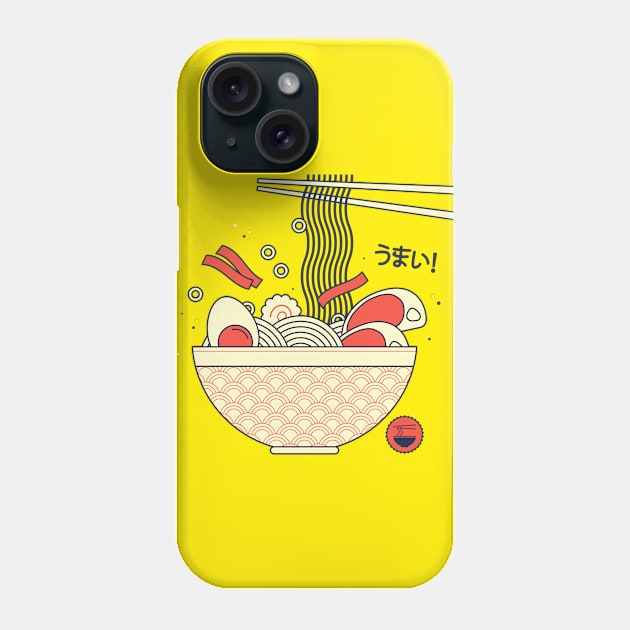 I Love Noodles Ramen Bowl Phone Case by machmigo