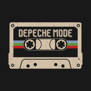 Personalized Depeche Name Birthday Vintage Cassette Tape T-Shirt