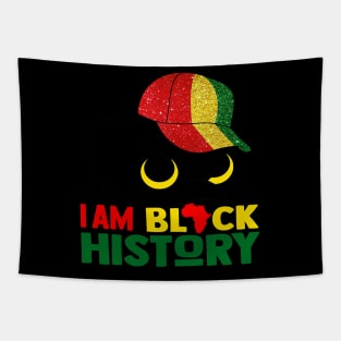 I Am Black History Month Melanin Pride African Girls Women Tapestry