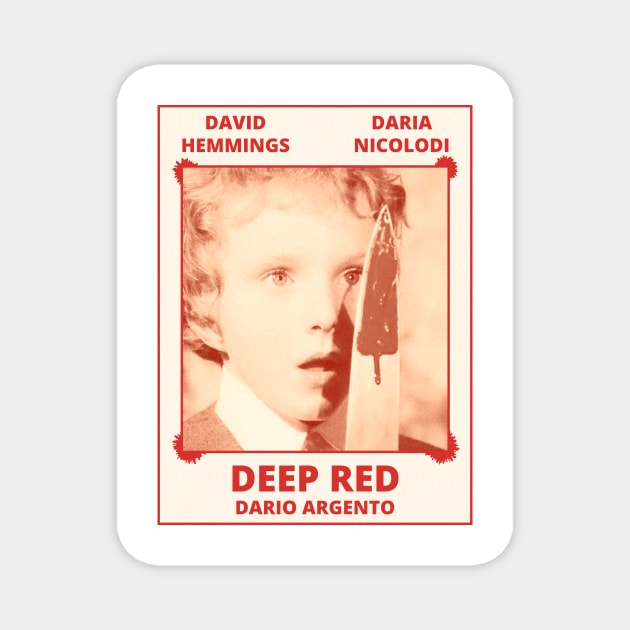 Deep Red Poster Magnet by MrZai