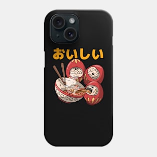 Kawaii Ramen Daruma Dolls Phone Case