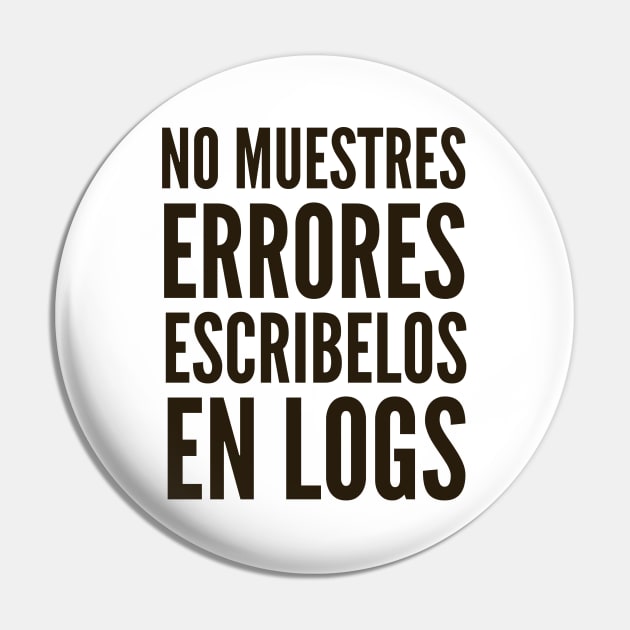 Codigo Seguro No Muestres Errores Escribelos en Logs Pin by FSEstyle