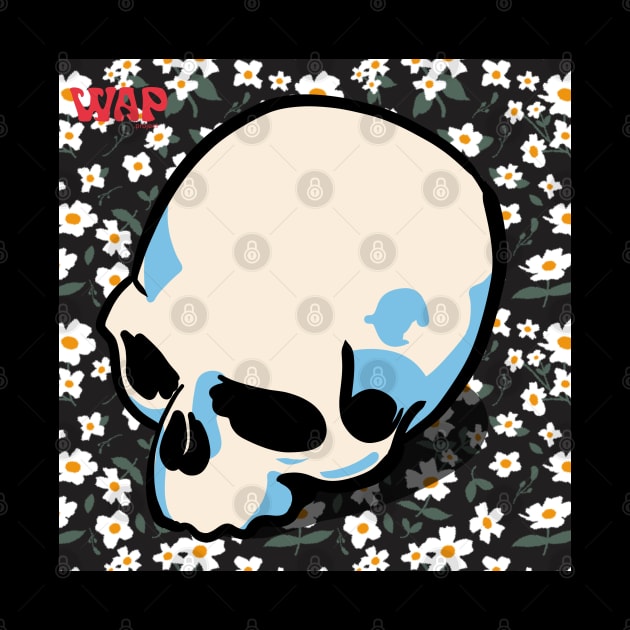 Skull design with fblooming lower by wap.prjct