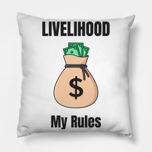 Livelihood Money Finance Pillow