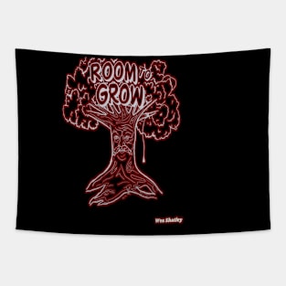 Neon Room to Grow Album Cover Tapestry