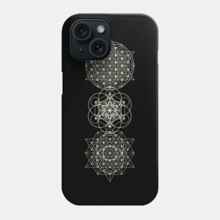 Flower of Life Sacred Geometry Chakras Phone Case