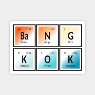 Bangkok City | Periodic Table of Elements Magnet