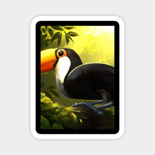 Toucan in Jungle Magnet