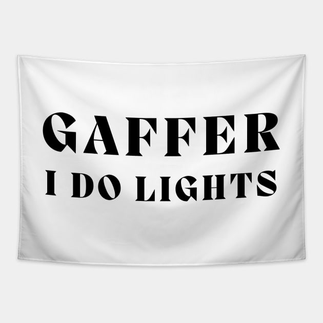 Film Gaffer Lighting Technician Tapestry by yassinebd