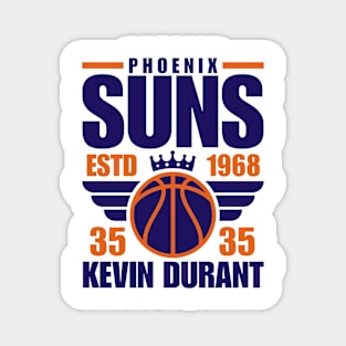 Phoenix Suns Durant 35 Basketball Retro Magnet