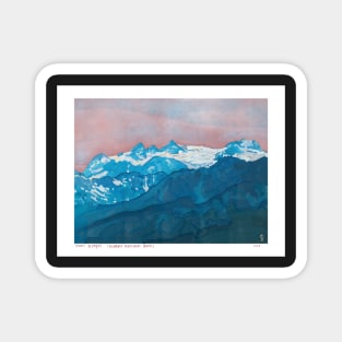 Mount Olympus (Olympic Mountain Range) Magnet