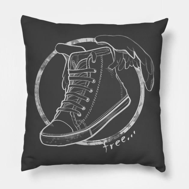 Sneakers Pillow by RedFin