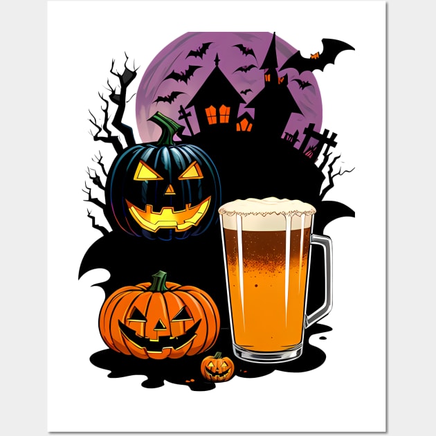 Halloween Beer Can Glass/bats Glass Can/halloween Glass 