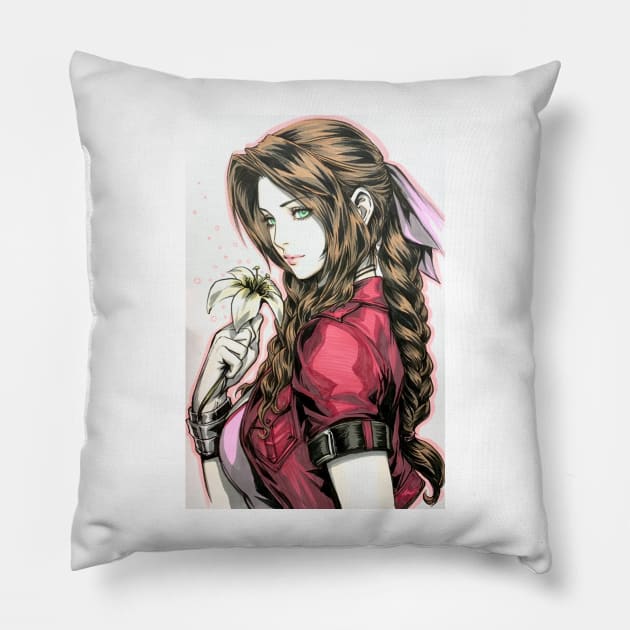 Last Mage of Cetra Pillow by SkyfrNight