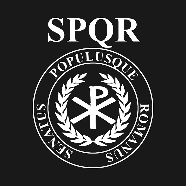 SPQR Roman Empire Senatus Populusque Romanus by AgemaApparel