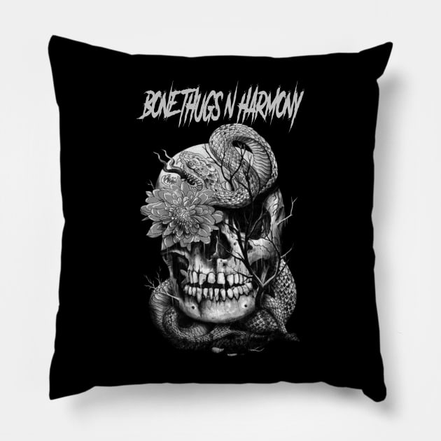 BONE THUGS N HARMONY BAND MERCHANDISE Pillow by jn.anime