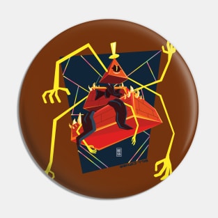 Bill Cipher Art Pin