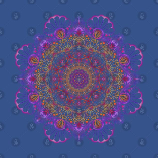 Tropical Mandala by SheaBondsArt