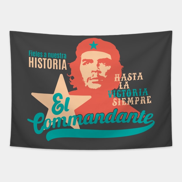 Che Guevara - Revolution - hasta la victoria siempre - marxism - cuba Tapestry by Boogosh