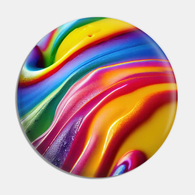 Liquid Colors Flowing Infinitely - Heavy Texture Swirling Thick Wet Paint - Abstract Inspirational Rainbow Drips #46 Pin by JensenArtCo