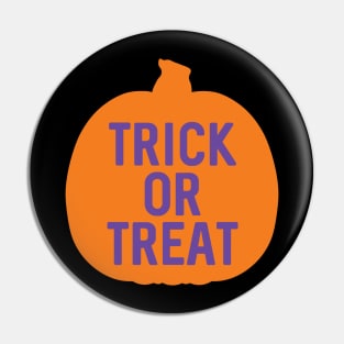 HALLOWEEN TRICK OR TREAT PUMPKIN SILHOUETTE #3 Pin