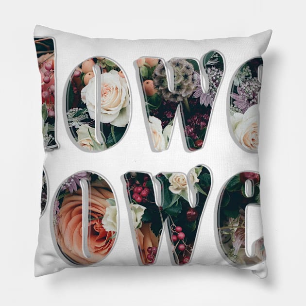 Flower Power Pillow by afternoontees