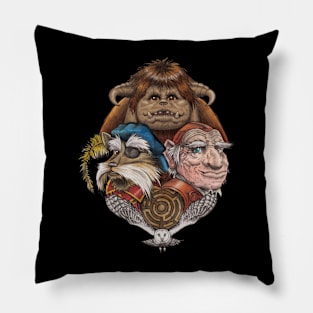 The Labyrinth Gripping Geometry Pillow