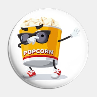 Dabbing cartoon filled yellow popcorn bucket Pin