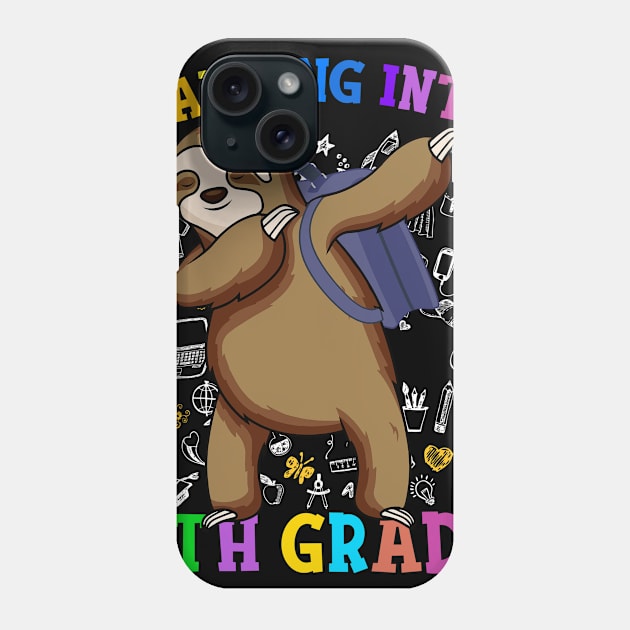 Dabbing Into 5th Grade Sloth Shirt Back To School Gifts Phone Case by hardyhtud