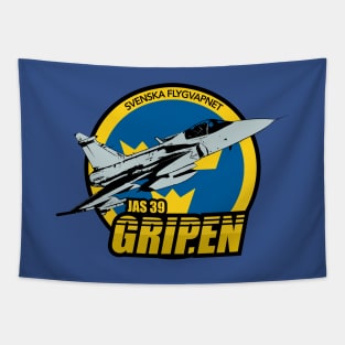 JAS 39 Gripen Fighter Tapestry