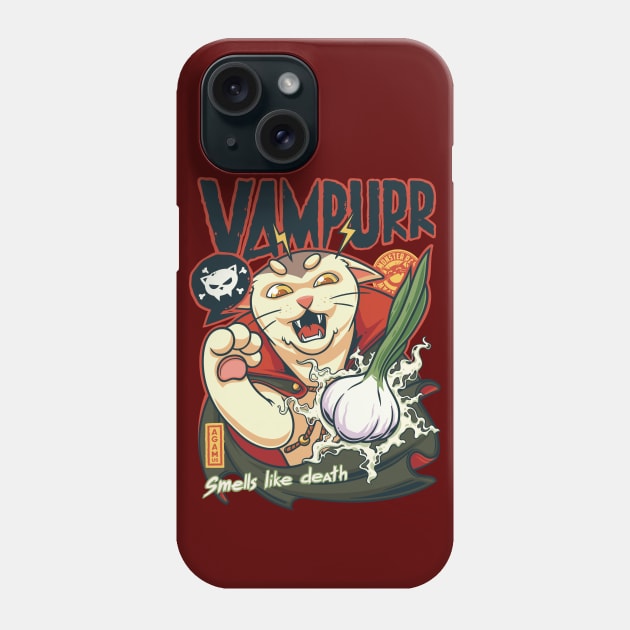 Vampurr: Smells Like Death Phone Case by AGAMUS